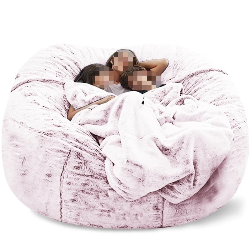 For Lazy Sofa, Plush Super Huge Bean Bag, Sofa Jacket 7ft (180 * 90cm)