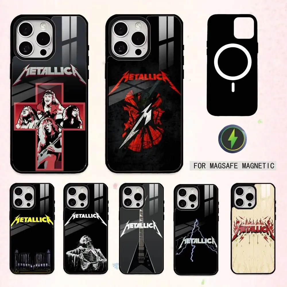 

B-Band 72 S-Seasons M-Metallica Phone Case For iPhone17,16,15,14,13,12,11 Plus,Pro Max Magnetic For Magsafe Wireless Charging
