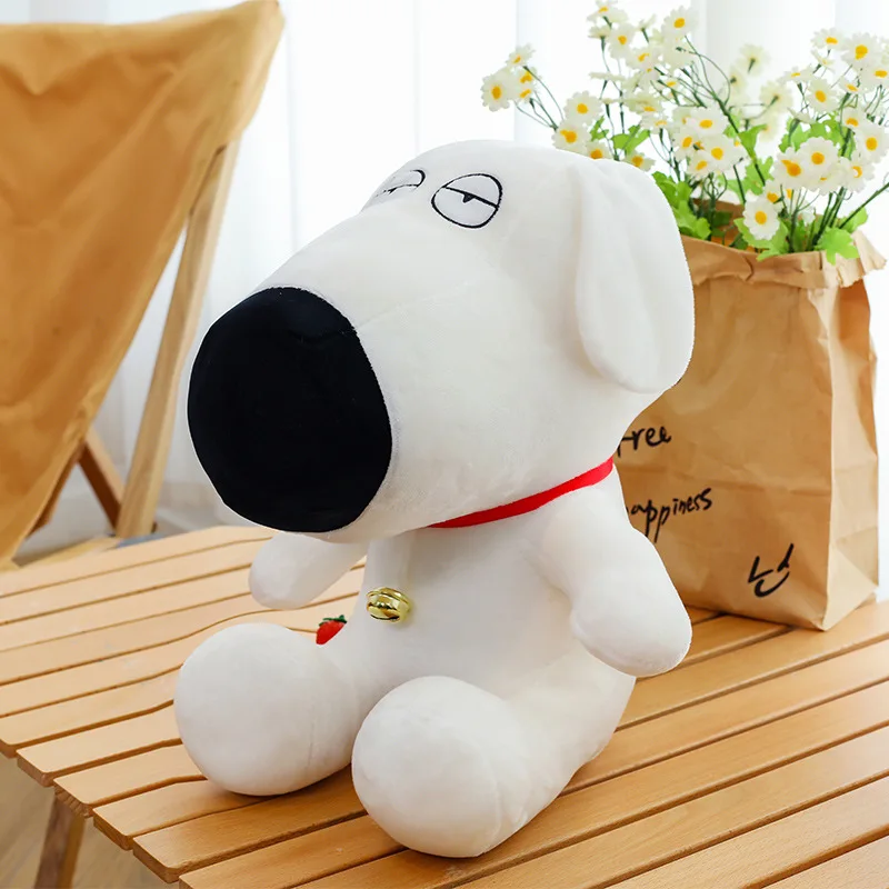 新しい60cmファミリーガイのスティーヴとブライアンのぬいぐるみセット、かわいい漫画キャラクターのぬいぐるみ、ファンのための柔らかいふわふわぬいぐるみ