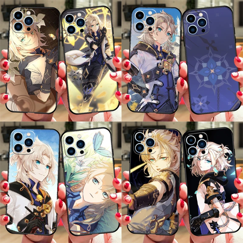 Custodia Albedo Genshin Impact per iPhone 17 Pro Max 17Pro Cover antiurto per iPhone 17 Air Funda