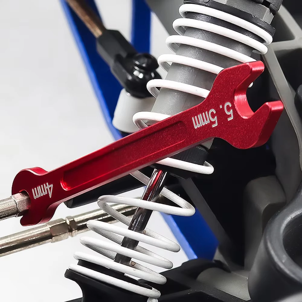 Simulation 1PCS 7075 Turnbuckle Wrench 4.0mm 5.5mm RC Car Boat Airplane, Linkage Rod Adjustment Tool M2 M3 Nuts Decorative Acces