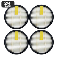 4/2PCS Vacuum Cleaner Fine Dust HEPA Filter Long-lasting Washable Filter For Deerma VC40 / VC50 Cordless Vacuum Cleaner Part