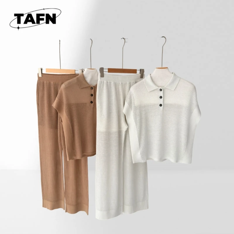 100% Linen Women Fashion Pants Set Two Piece Outfit Long Sleeve Top and Long Pants Casual Matching Set BD0531