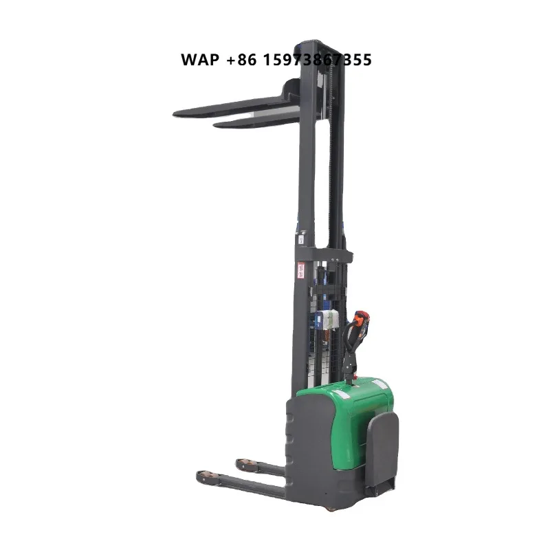 Price Competitive Premium Type Electric Stacker Triplex Mast Lead-Acid Li-ion Battery Power Mini Forklift