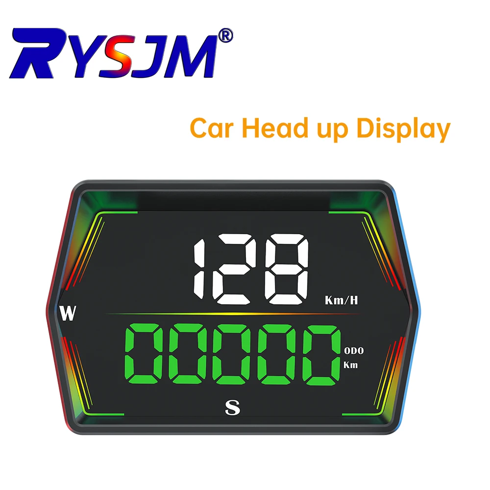 Car GPS Head Up Display HUD Digital Speedometer for Car Truck with Speed Alerts Automatic Brightness Adjustment 5V Display Speed