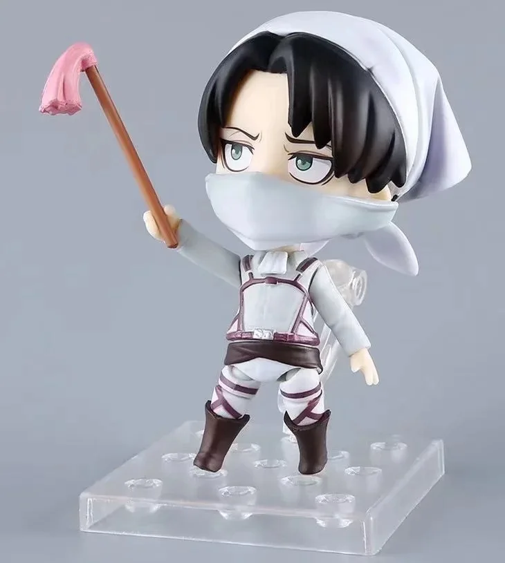 

Attack on Titan Levi Cleanup Ver 417 Q Clay Figure with Changeable Face Collectible Model