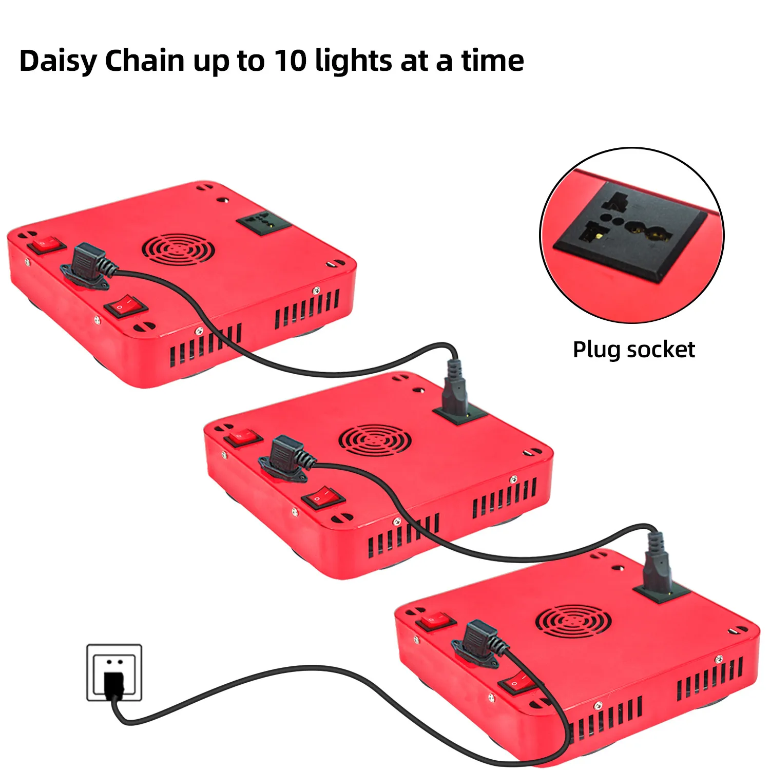 Luz LED Apolo 4 de espectro completo para cultivo de plantas de interior, sistema hidropónico de alta eficiencia, 10 bandas con exclusivo LED de 5W,