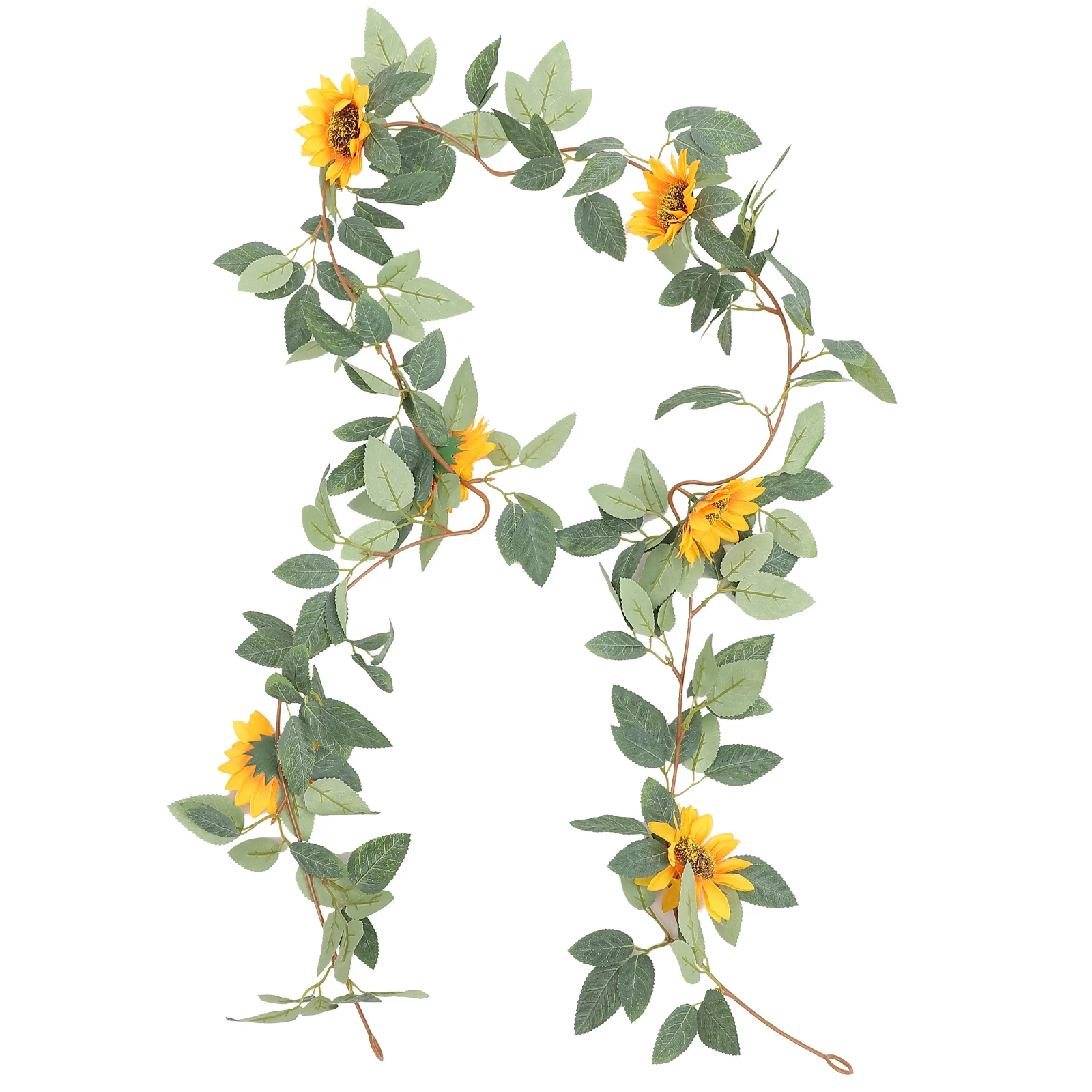 

Artificial Sunflower Garland Simulation Vine for DIY Wreath Wedding Party Festival Home Decor Fake Flower Hanging Vine