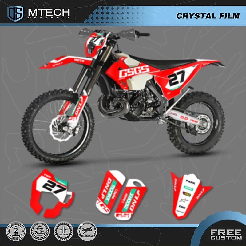 

DSMTECH MOTO Motorcycle Team Graphics Decals Stickers Kits For GASGAS 2018 2019 2020 EC 010