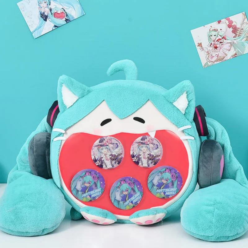 Cartoon  Hatsune Mikutwo-Dimensional Animation Peripheral Pain Bag Large Capacity Portable Versatile Storage Backpack For Women