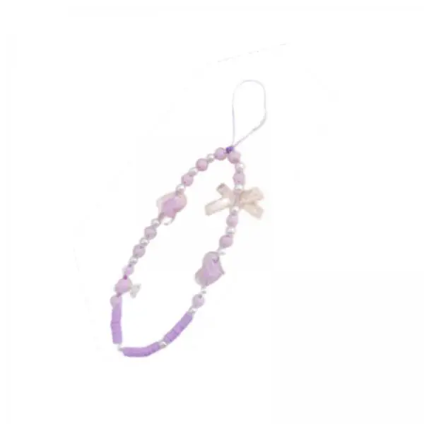 

Multifunction Beaded Phone Charm String Wrist Bracelet Necklace Decoration for Phone Case Accessory