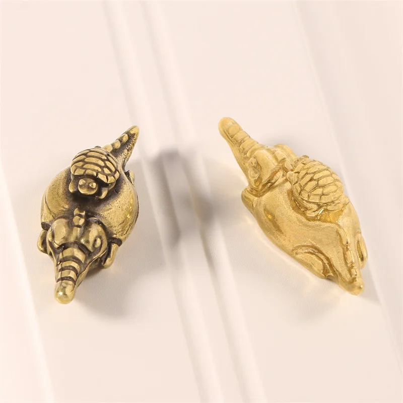 Golden Animal Furnitue Handle And Knob Full Brass Wardrobe Knobs Fortune Turtle Crocodile Drawer Cupboard Door Handles Pulls Diy