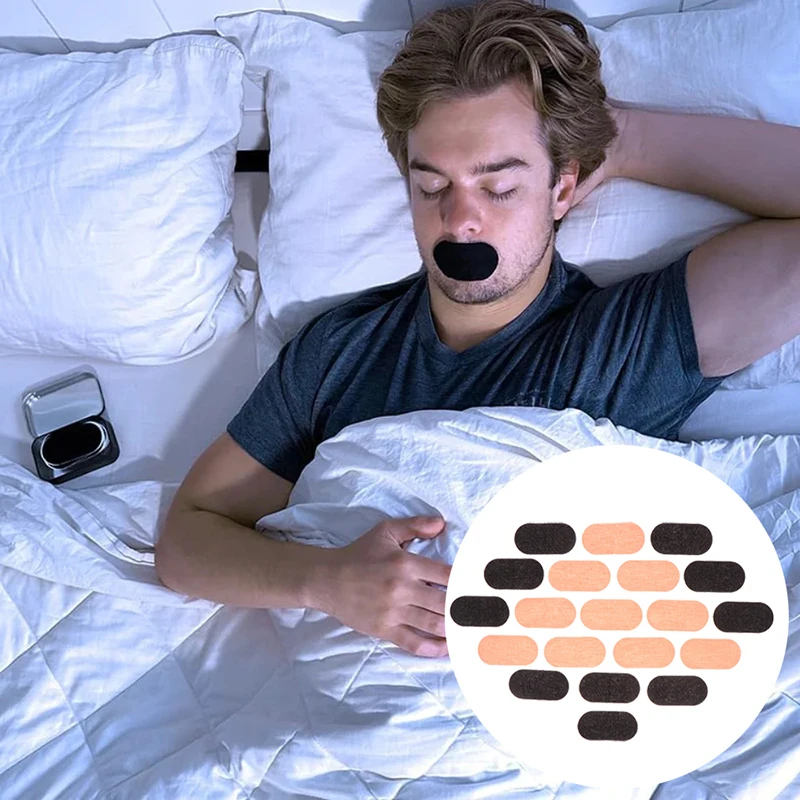 

10pcs Anti Snoring Patch Mouth Tape Improve Sleeping Stop Snore Relaxing Anti-Snoring Mouthpiece Night Sleep Mouth Orthosis Tape