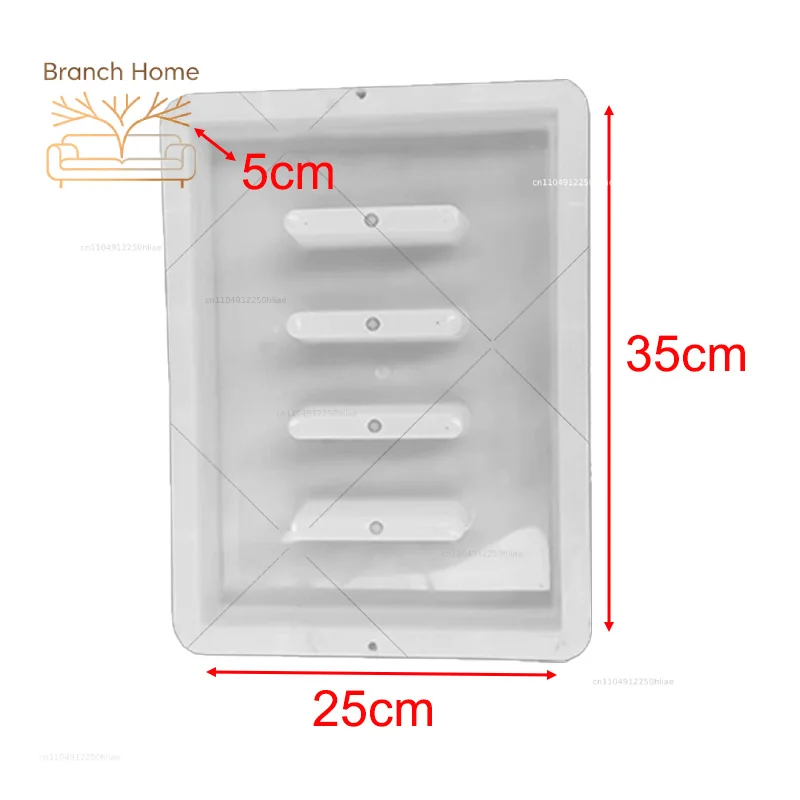 Drainage Ditches Cement Cover Plate Plastic Mold Sewer Prefabricated Cover Plate Mold Courtyard Drainage System Accessories