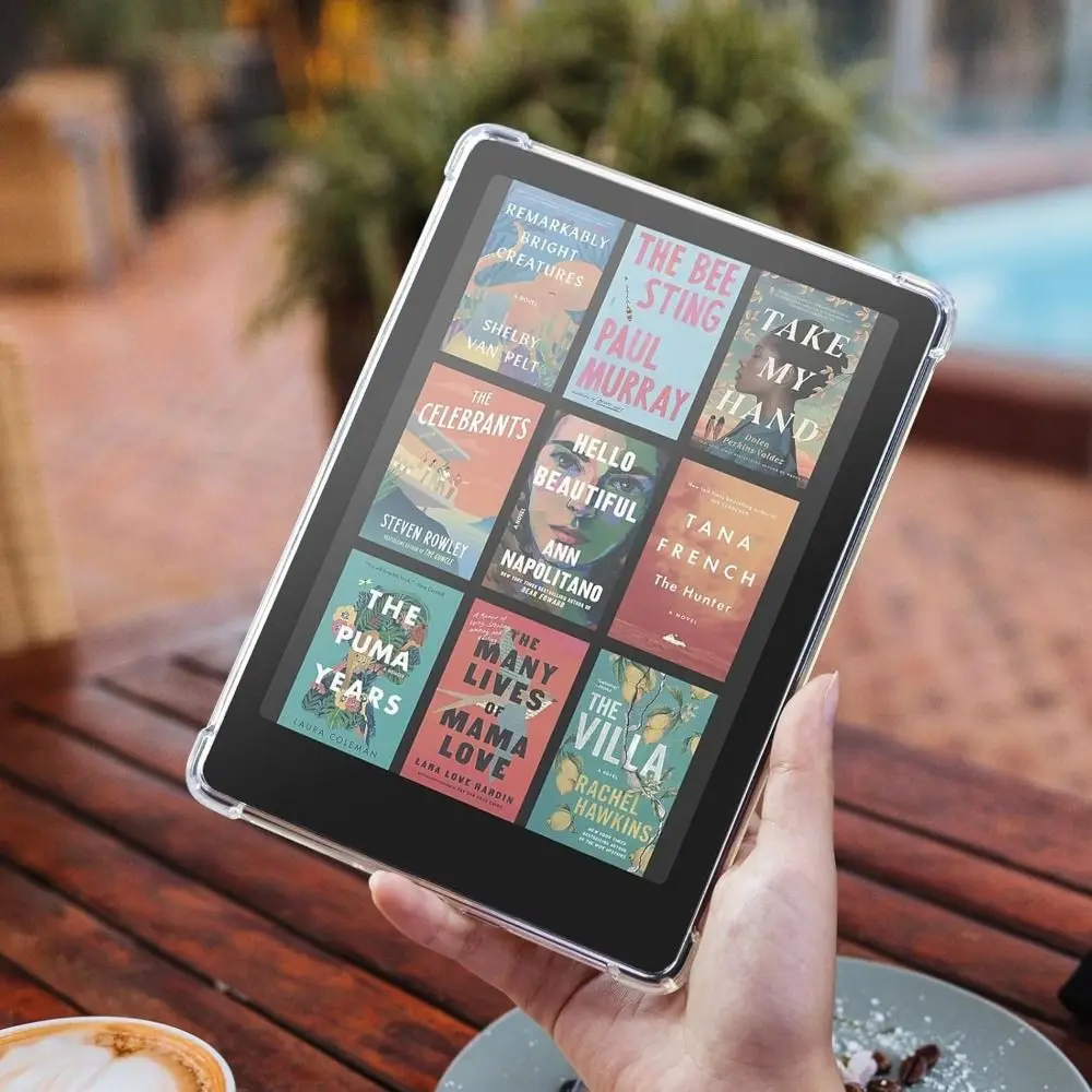11/12th Gen e-Reader Case 6 6.8 7 inch C2V2L3 Back Cover Clear Airbag for Kindle Paperwhite 1/2/3/4/5 Colorsoft 2024