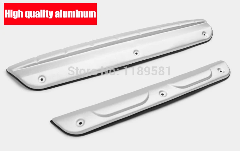 For Honda VEZEL 2014 2015 2016 Aluminium Alloy Front & Rear Bumper Protector Car Accessories Stickers