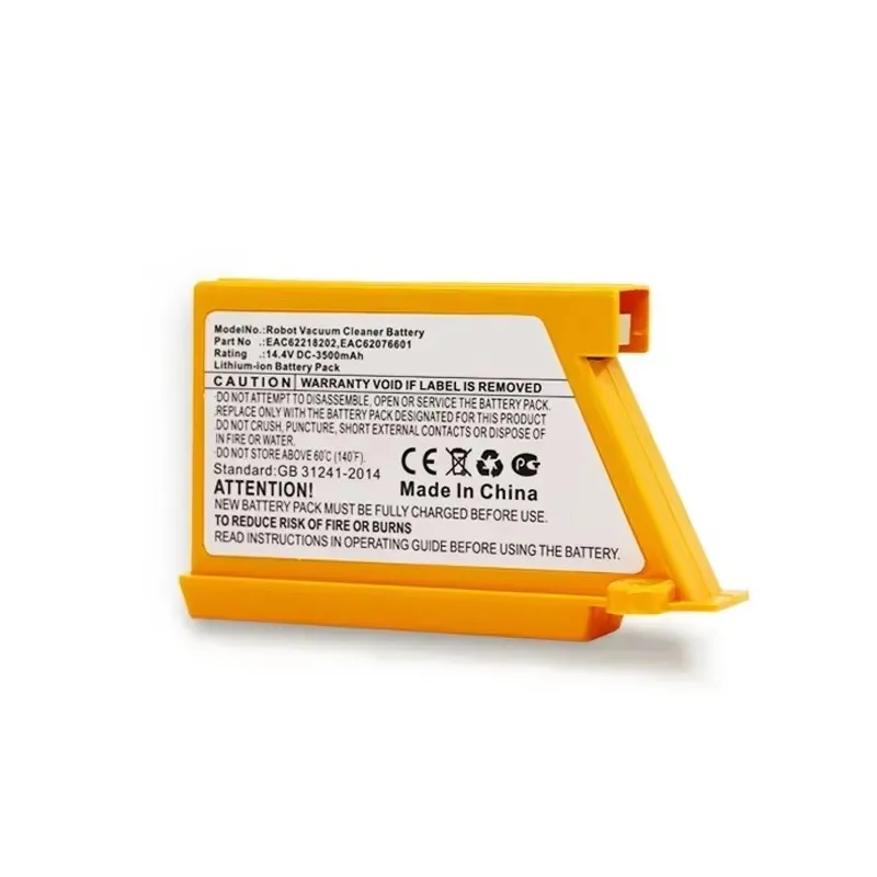 لLG كنس التطهير روبوت VR65720LVMP VR65715LVM EAC 62218205   VR66750LVWP EAC 60766107   AGM 30061001   بطارية المكنسة الكهربائية