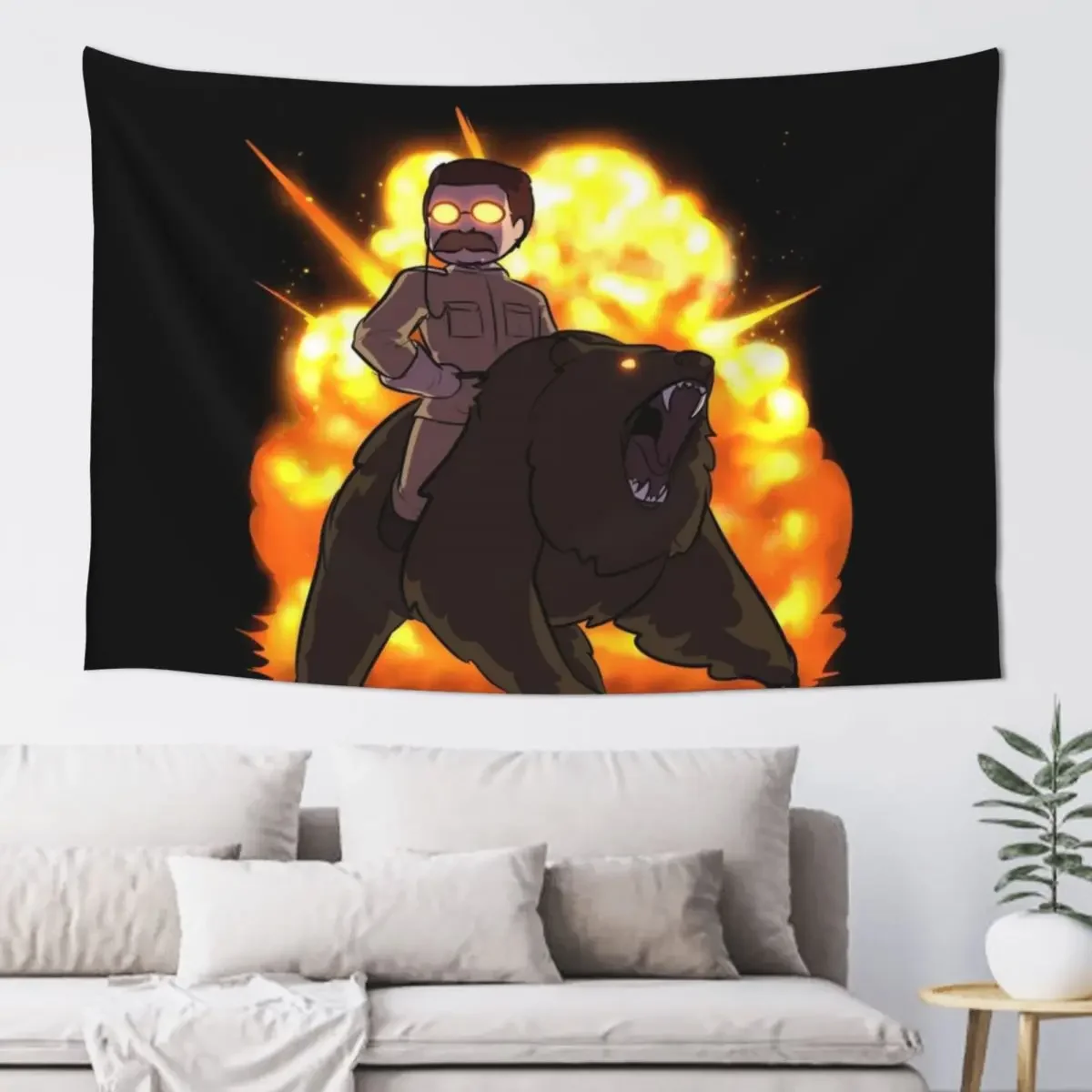 Teddy Roosevelt Tapestry Aesthetic Room Decoration Room Decorations Aesthetic Room Aesthetic Decor Decor For Bedroom Tapestry