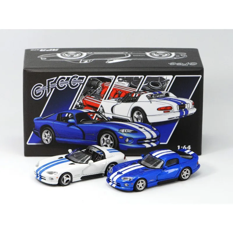 

GFCC exhibition limited edition first-generation Viper 1/64 simulation alloy car model, boys' toy, adult collectible ornament.