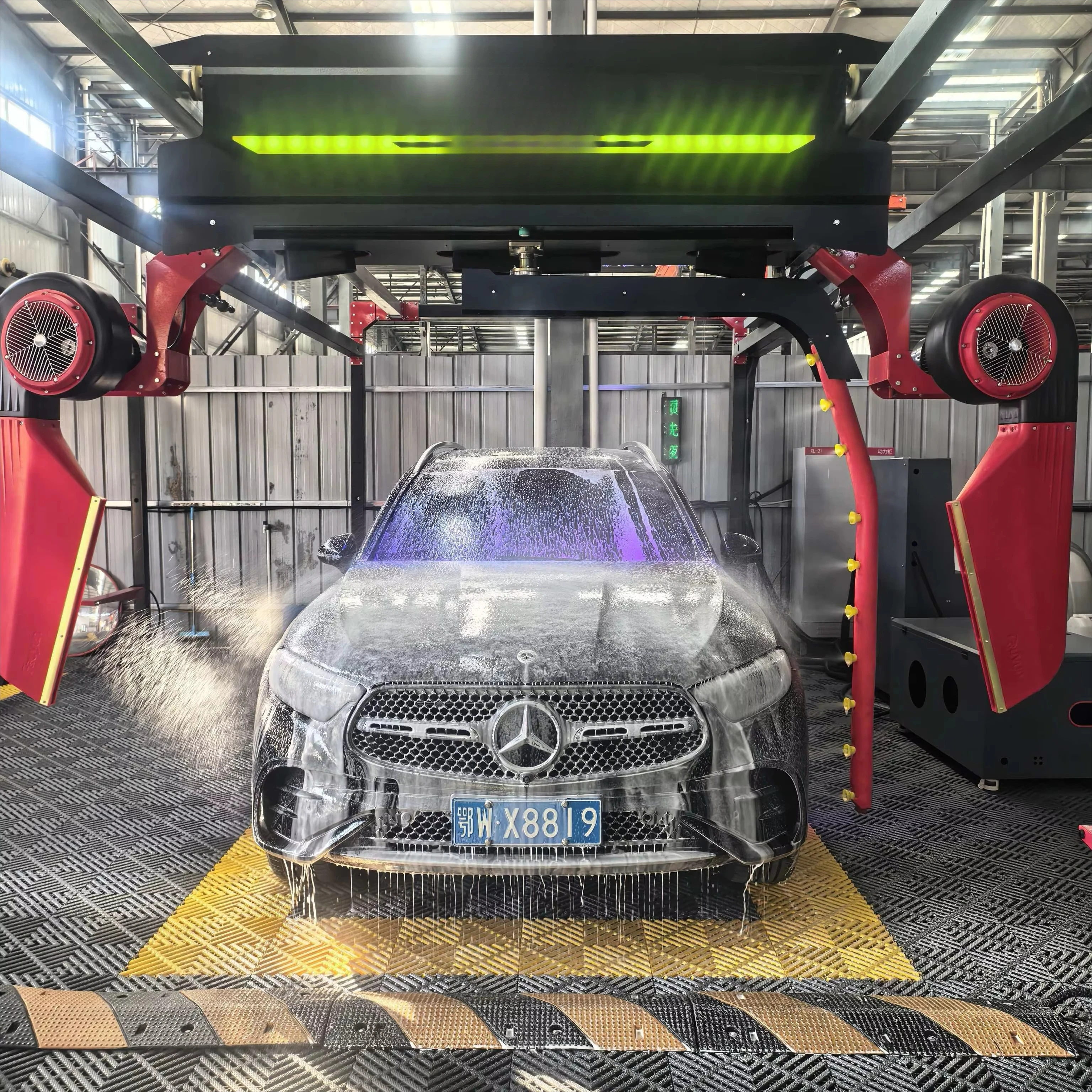 FL Car Wash Machine real‑time consumption statistics for investor unmanned car wash station unit
