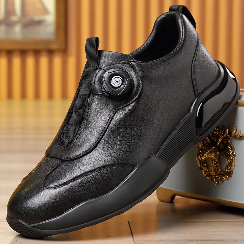 

Spring 2025 Men Women Golf Shoes Black Athletic Shoes Unisex Leather Black Golf Training Couples Comfortable Sport Shoe