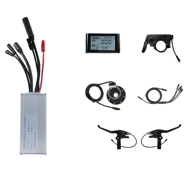 Budget-Friendly JN25A Controller Kit Ebike Controller Kit SW900 Display Sine Wave Controller 36/48V 25A 750W
