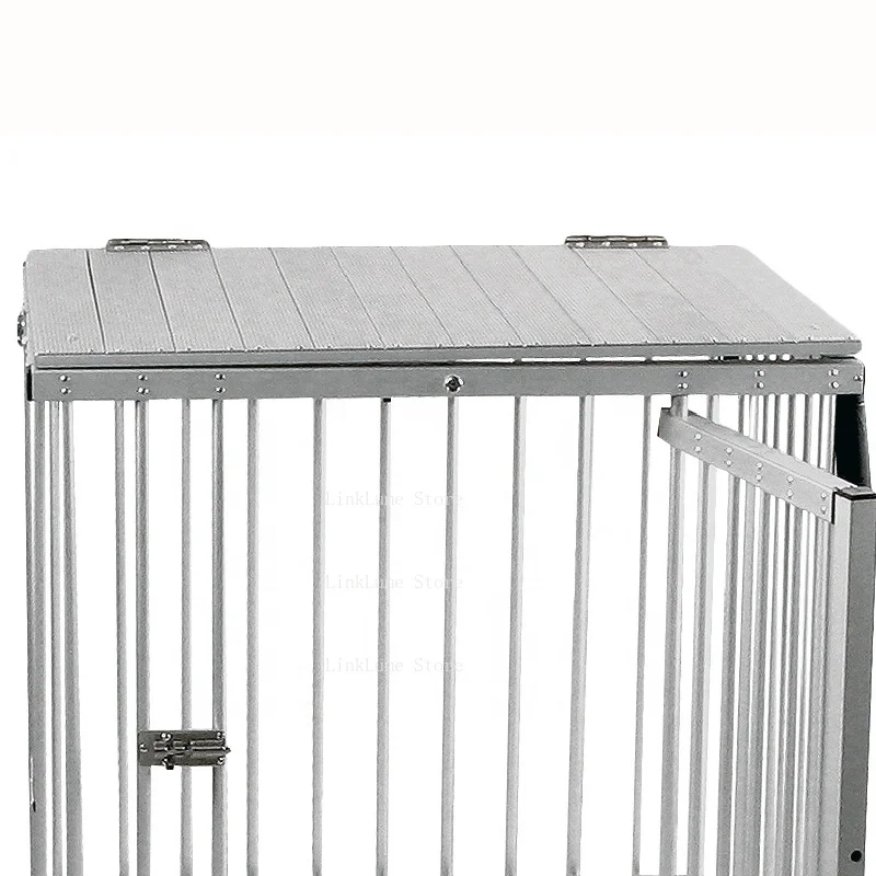 Factory Supply Customizable Portable Folding Pet Outdoor Trolley Salon Display Aluminum Dog Travel Trolley