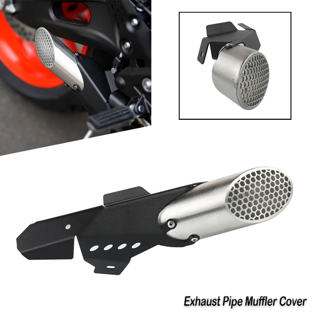 

For YAMAHA TRACER7 TRACER 7 GT 7GT 2020 2021 TRACER 700 TRACER700 2018-2021 Motorcycle Exhaust Pipe Muffler Cover Accessories