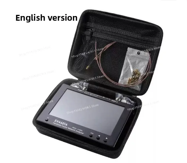 7-inch large-screen vector network analyzer SV4401A with a frequency range of 50KHz to 4.4GHz and a 100db dynamic range NanoVNA