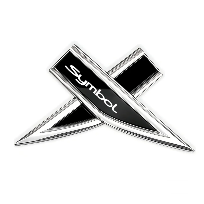 

DIY Car Emblem Fender Blade Decal Badge Car Body Protective Sticker for Renault Symbol Auto Accessories
