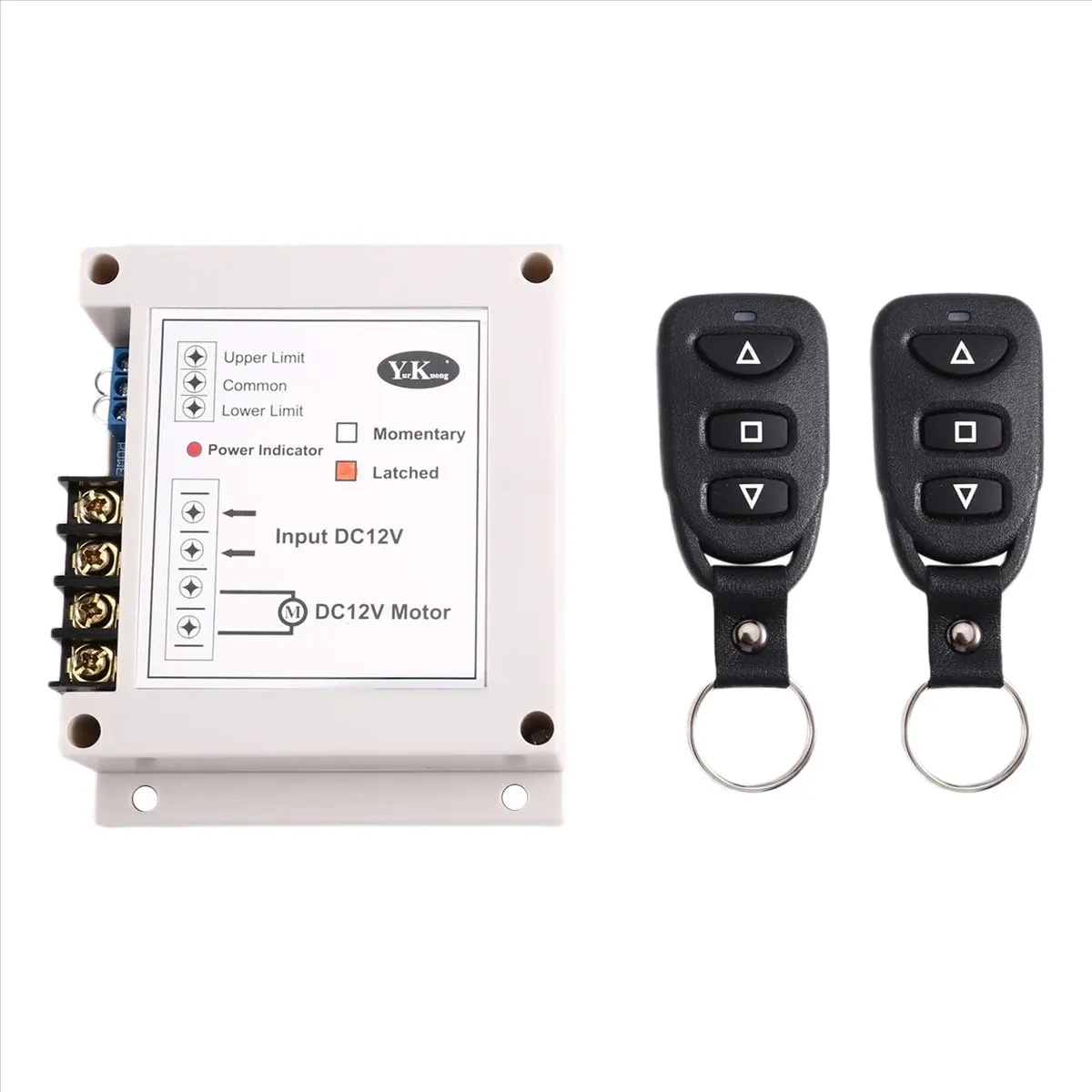 ☶❈＊♥AC1141-DC12V 40A 400W Wireless Motor Controller Remote Control for Garage Doors Curtains Roller Shutters and More