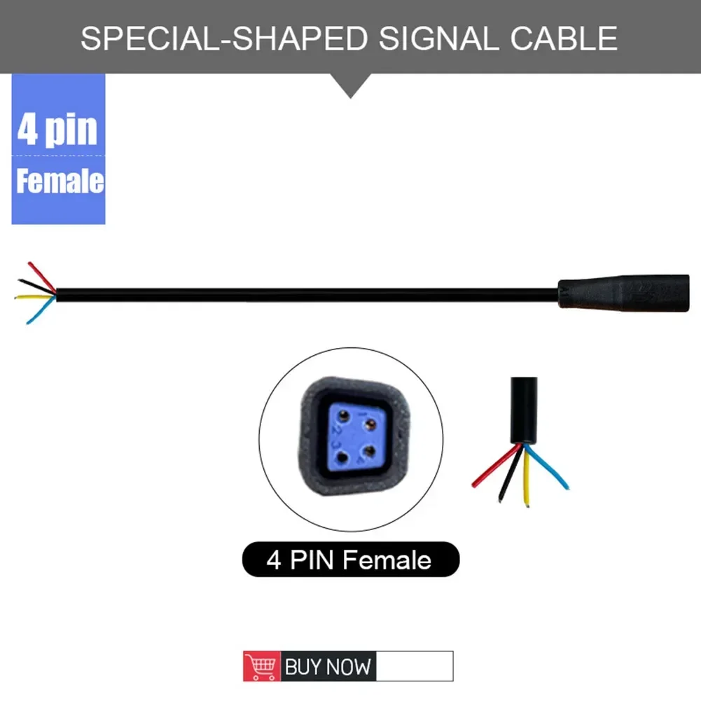 Julet Base Connector 2 3 4 5 6Pin Kabel Wasserdichter Stecker für Ebike Bafang Display Pin Optionales Kabel Ebike Zubehör
