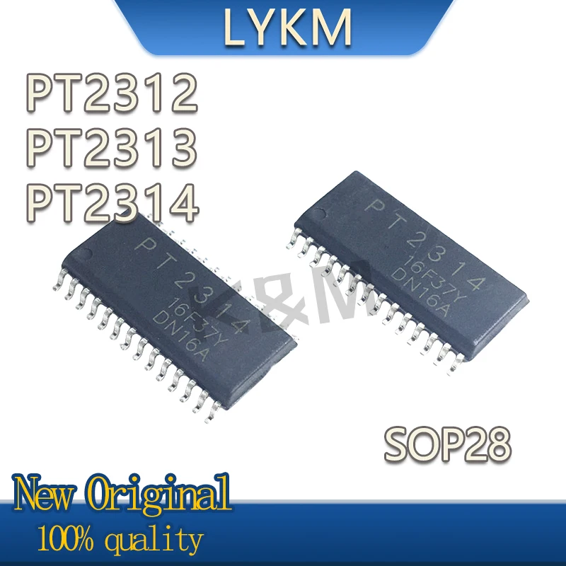 10/PCS New Original PT2314 PT2314E PT2314L PT2313 PT2312 SOP28 chip In Stock