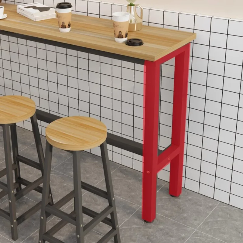 Juegos De mesa De comedor De Bar para niños, taburetes blancos, Mostrador De Bar largo, mesa De almacenamiento para fiestas, Muebles De Cocina para