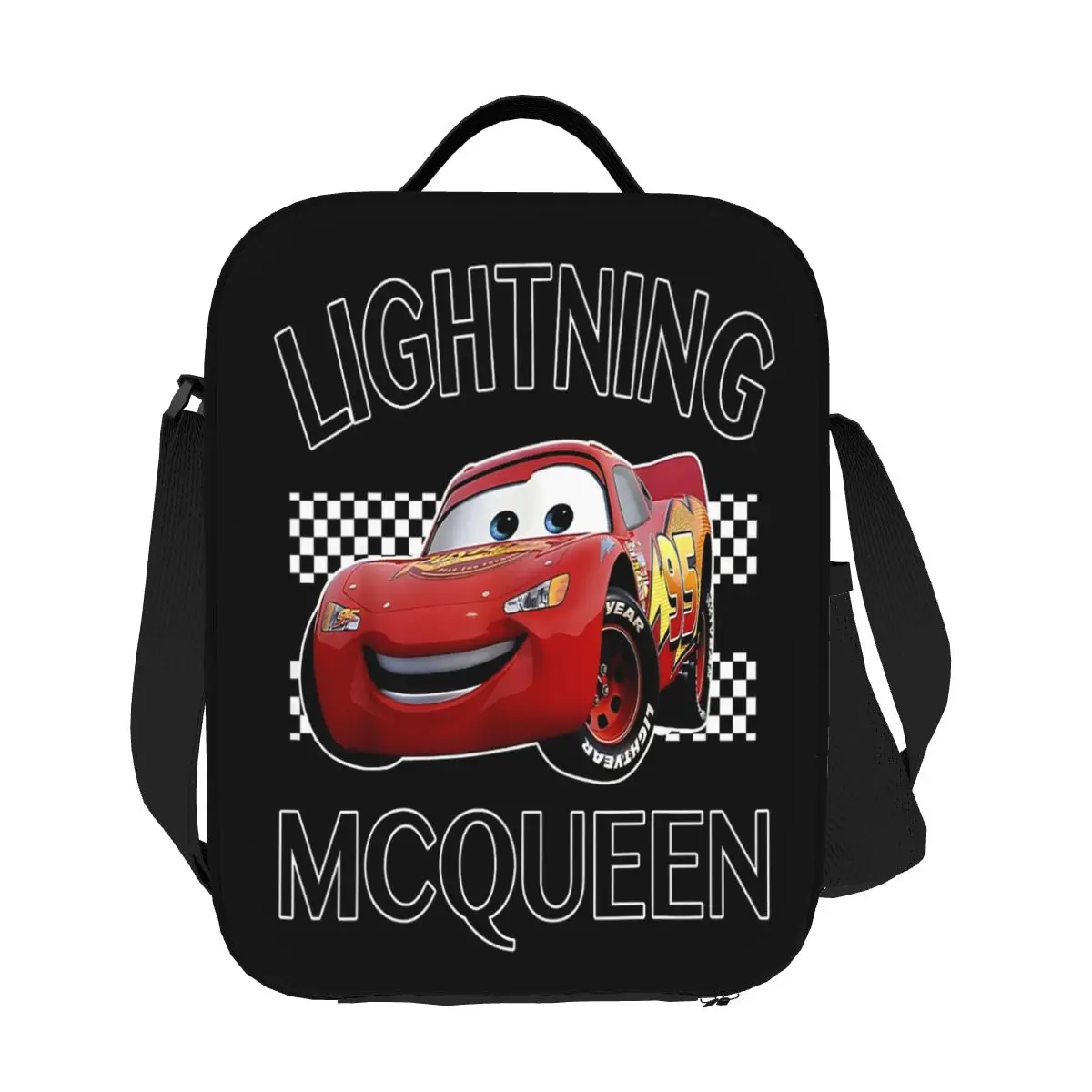 

Оригинальные Изолированные сумки для обеда Racer Lightning McQueen для улицы пикника машины герметичный термоохладитель Ланч-бокс для женщин и детей