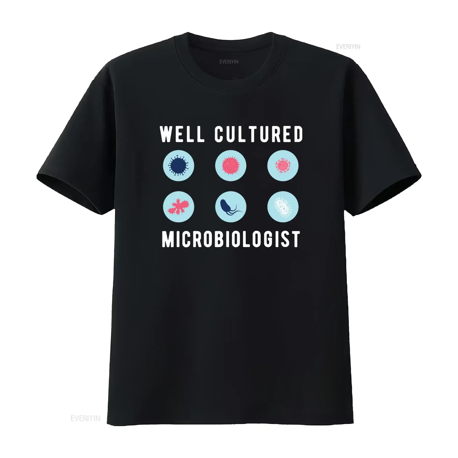 Microbiologist T Shirt Future Microbiology Teacher Well Cultured Science Lover  vintage Washed designer clothes Breathable