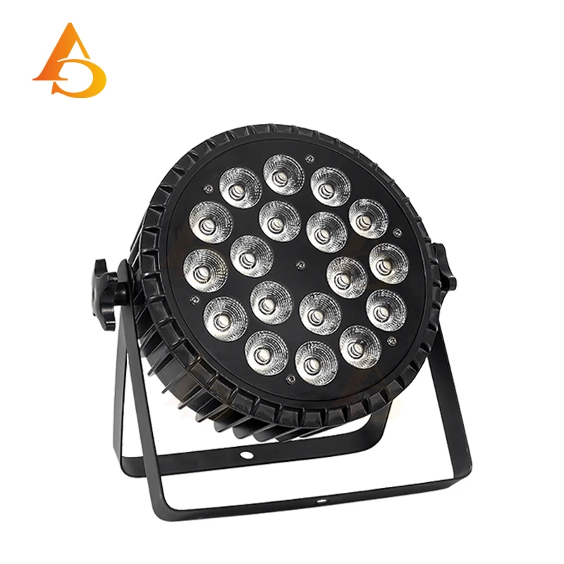 Stage Par Lights 18X18W RGBWA UV 6in1 Wash/Strobe Effect Aluminum Alloy Shell Par Lights for Concerts  Party Christmas image 5