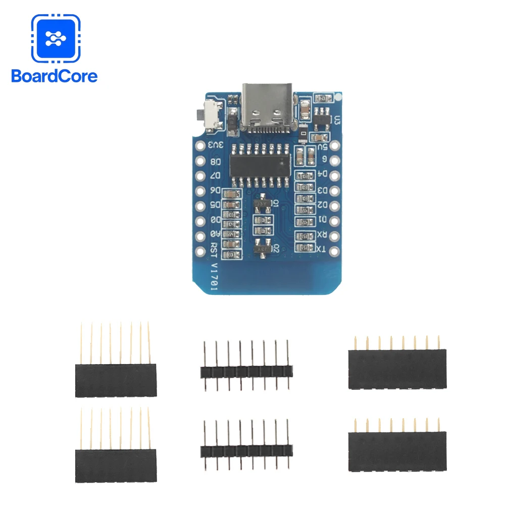 1Set WeMos D1 Mini V4.0 NodeMcu 4MB LOLIN WIFI لوحة تطوير إنترنت الأشياء على أساس ESP8266 CH340G Nodemcu V2 لاردوينو