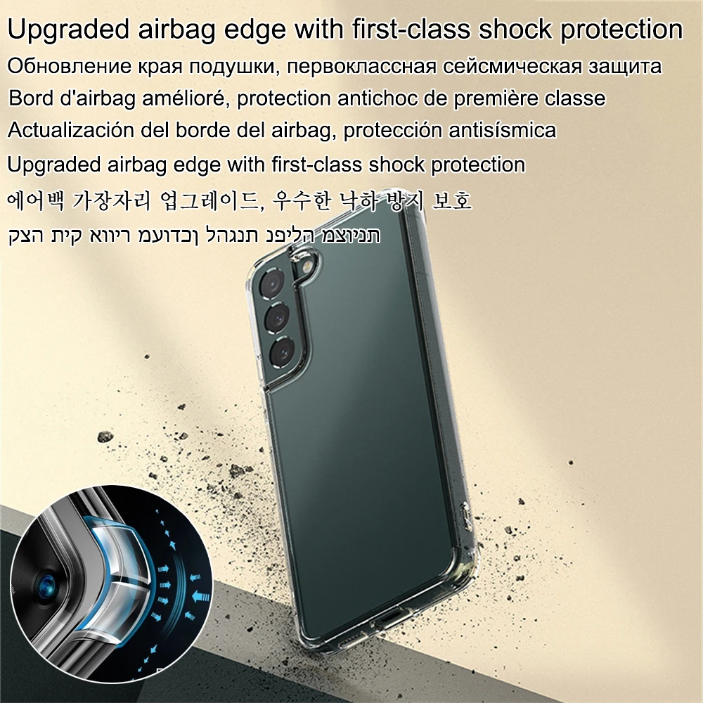Shockproof Clear Case For Samsung Galaxy S20 S21 S23 Fe S24 Ultra S22 Plus A15 A55 A54 A53 A12 A13 A14 A32 A51 A52 A52s Cover