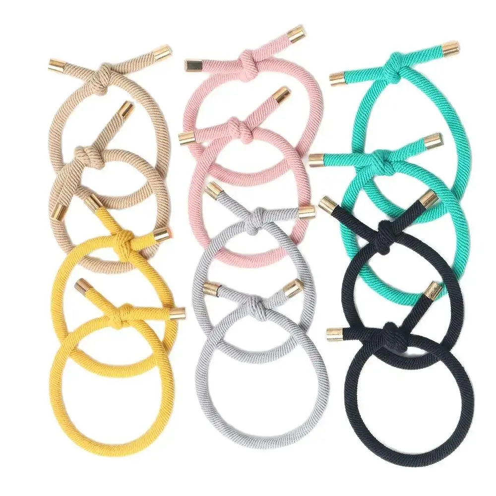 12PCS Women Elastic Hair Rubber Bands Elastic Hair Ties Elastics,Stretchy Knotted Hair Rope Ponytail Holders Hair Accessories