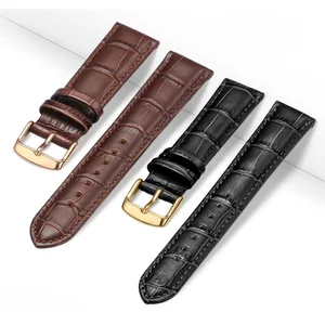 Universal Substitution Leather Clock Bracelet Leather Bracelet for Men Women 12mm 14mm 16mm 18mm 19mm 20mm 21mm 22mm Clock Strip 10 Main Sales Leather Bracelet for Watch - №6
