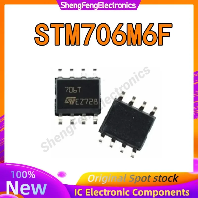 STM706M6F Screen Printed 706 SOP8 Power Monitor Chip