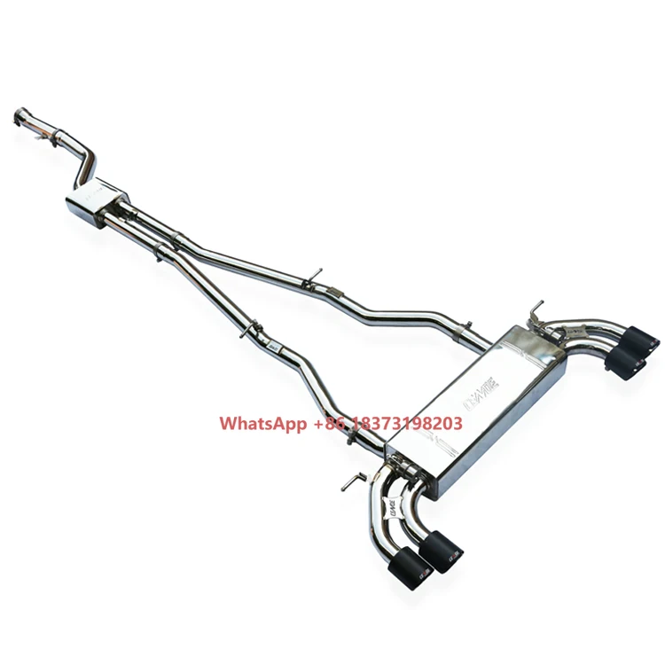 

New Style 304 Performance Exhaust Pipe Exhaust System Tuning Exhausted Systems for G30 G38 525/528 / 530 / 540 2.0T/3.0T