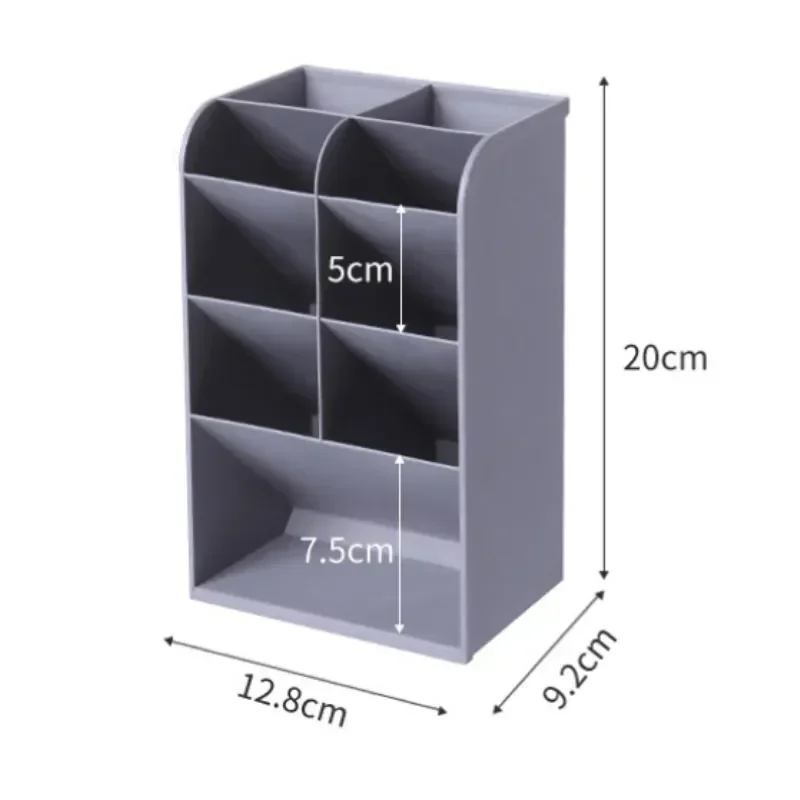 Multifuncional Papelaria Storage Box, Pen Holder, Desktop Shelf, inserção oblíqua, Office Desk Shelf, Crianças