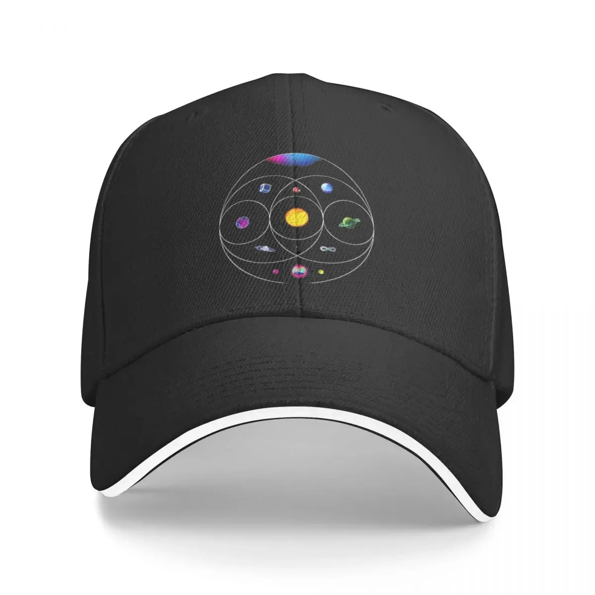 Music Of The Spheres Cold.play Baseball Caps Casual Rock Music Sandwich Hat Unisex Adjustable Dad Hat Outdoor