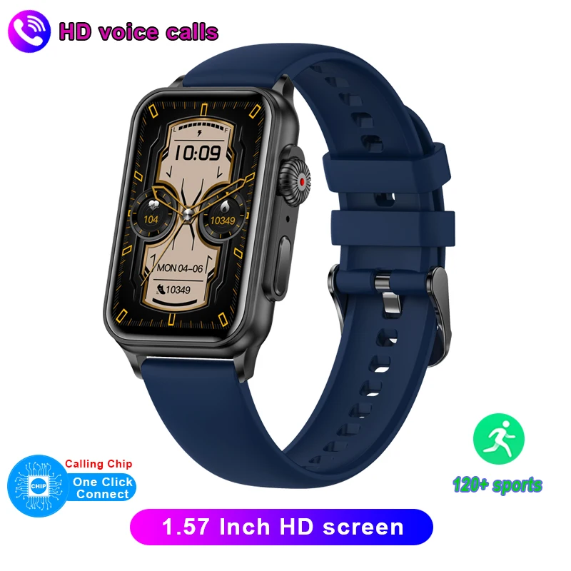 Bluetooth Call Smart Watch Push Message Voice Assistant Fitness Tracker Music Playback Steps Smartwatch Men Women Android IOS