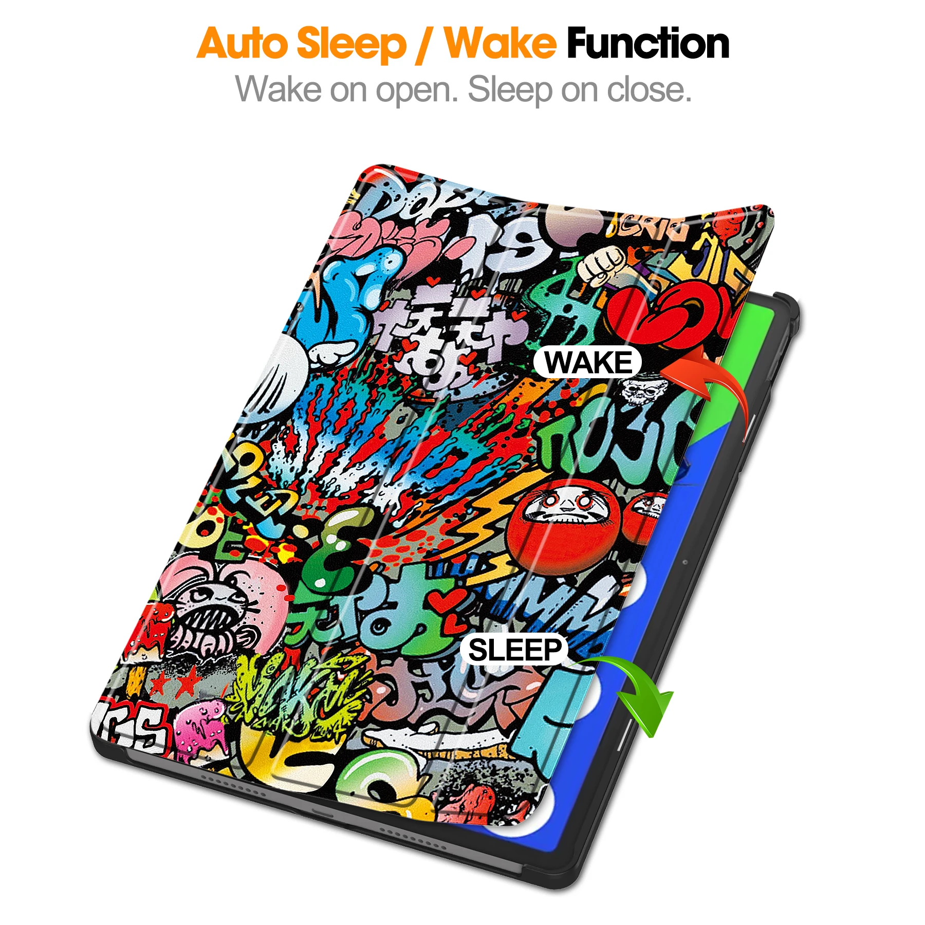 Case for Lenovo Xiaoxin Pad Pro 12.7 inch 2025 PU Leather Tri-fold Tablet Cover for Pad Pro 12.7\