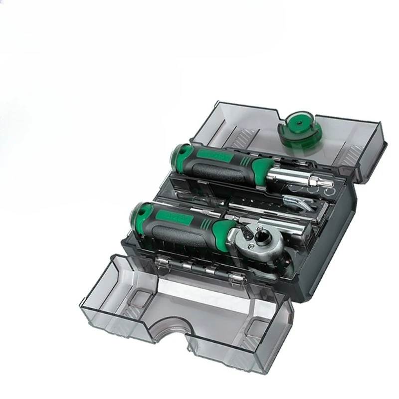 

38-Piece novel ratchet screwdriver sleeve