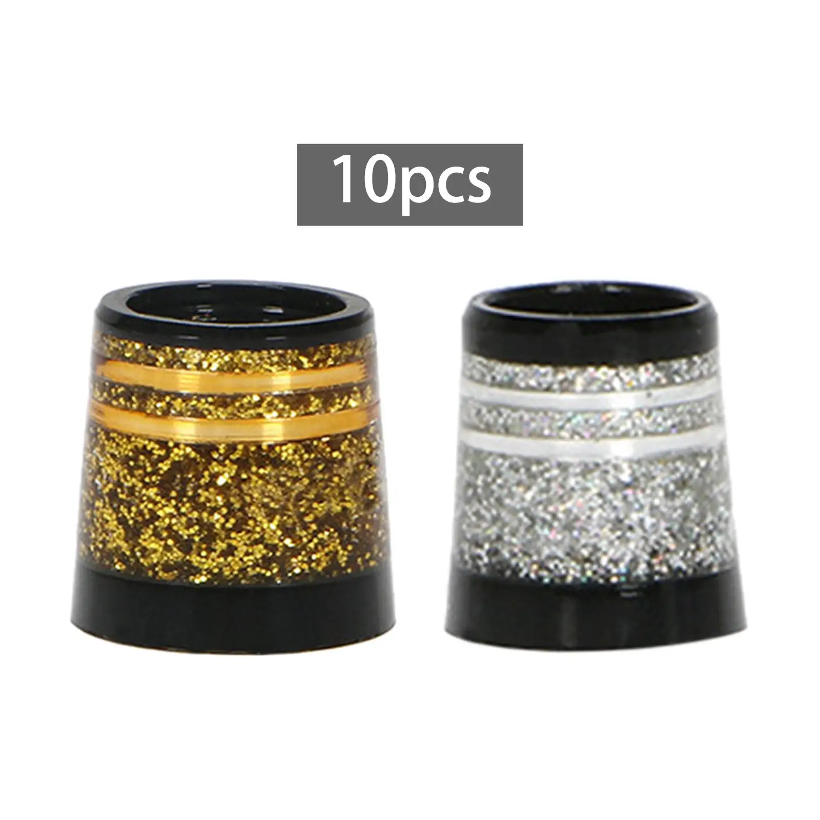 10x حلقات حديدية مدببة لامعة لأجزاء نادي الجولف ذات العمود المدبب #3