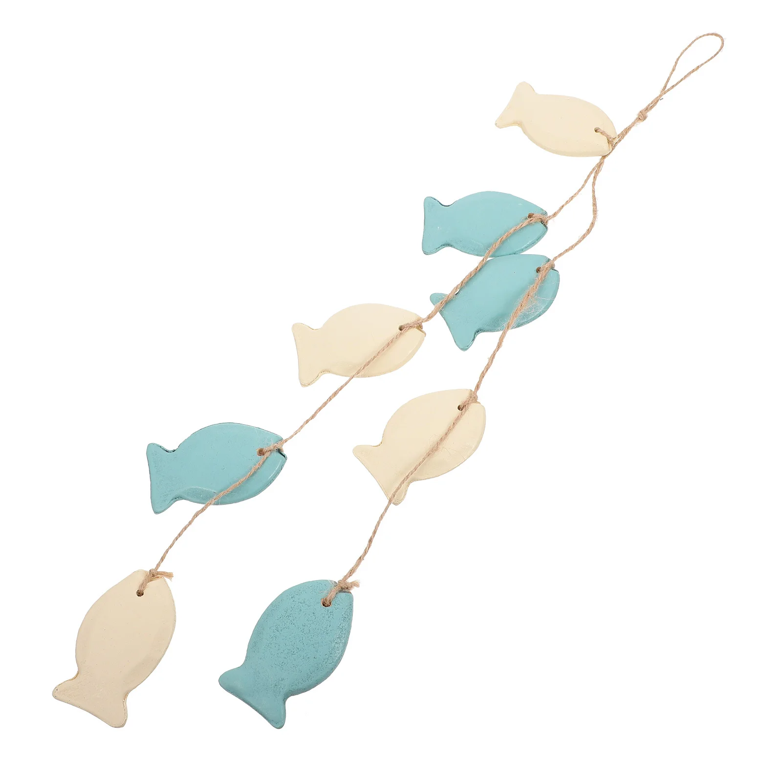 

1Pcs Wooden Fish Hanging Wall Decor Chic Home Pendant Decorative Craft Living Room Bedroom Nursery Wall Ornament